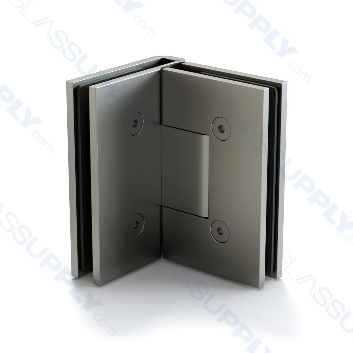 GS 90° Glass to Glass Square Hinge
