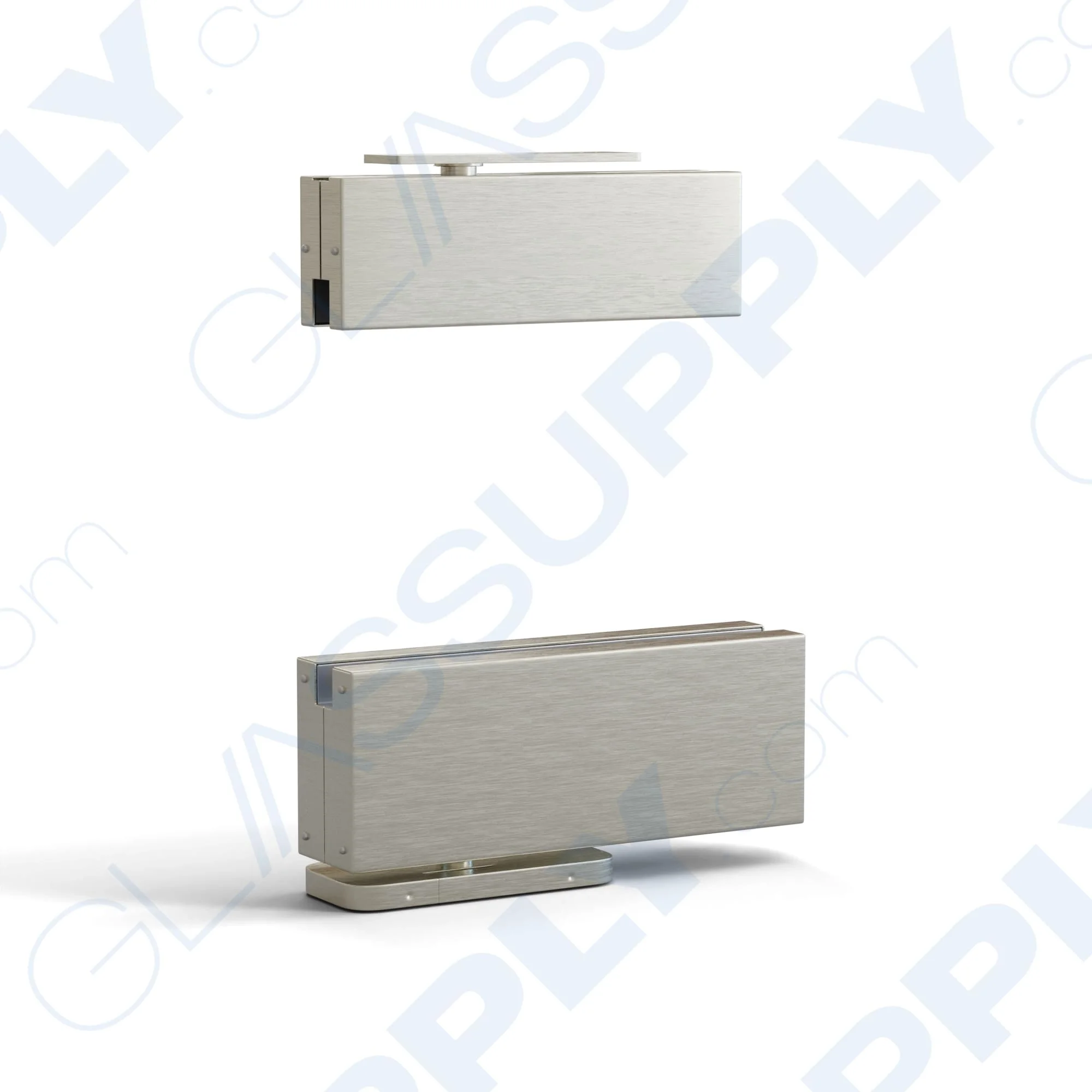 Top Bottom Pivot Hydraulic Hinges Kit with Hold Open