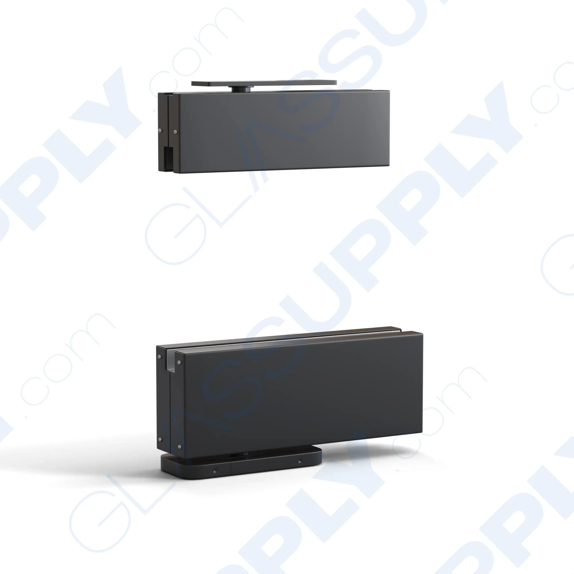 Top Bottom Pivot Hydraulic Hinges Kit with Hold Open