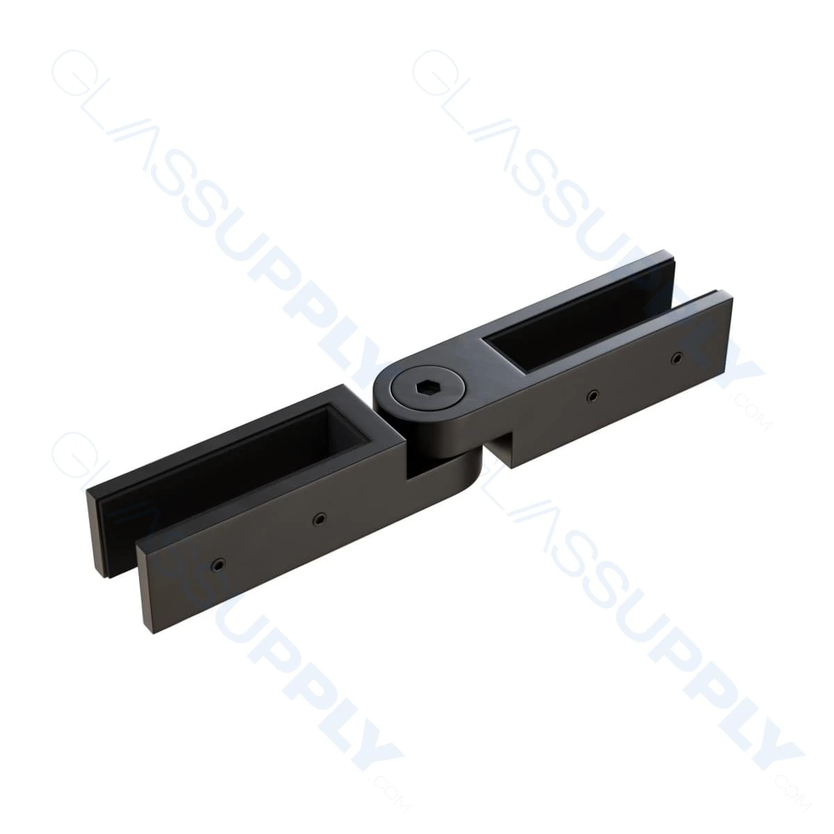 Adjustable Square Glass-to-Glass Railing Clamp