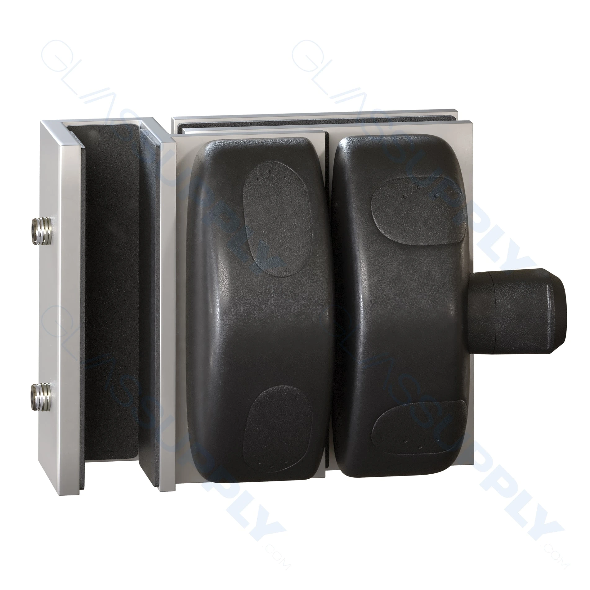 90°Glass to Glass Latch Exterior Opening for Frameless Glass Railing