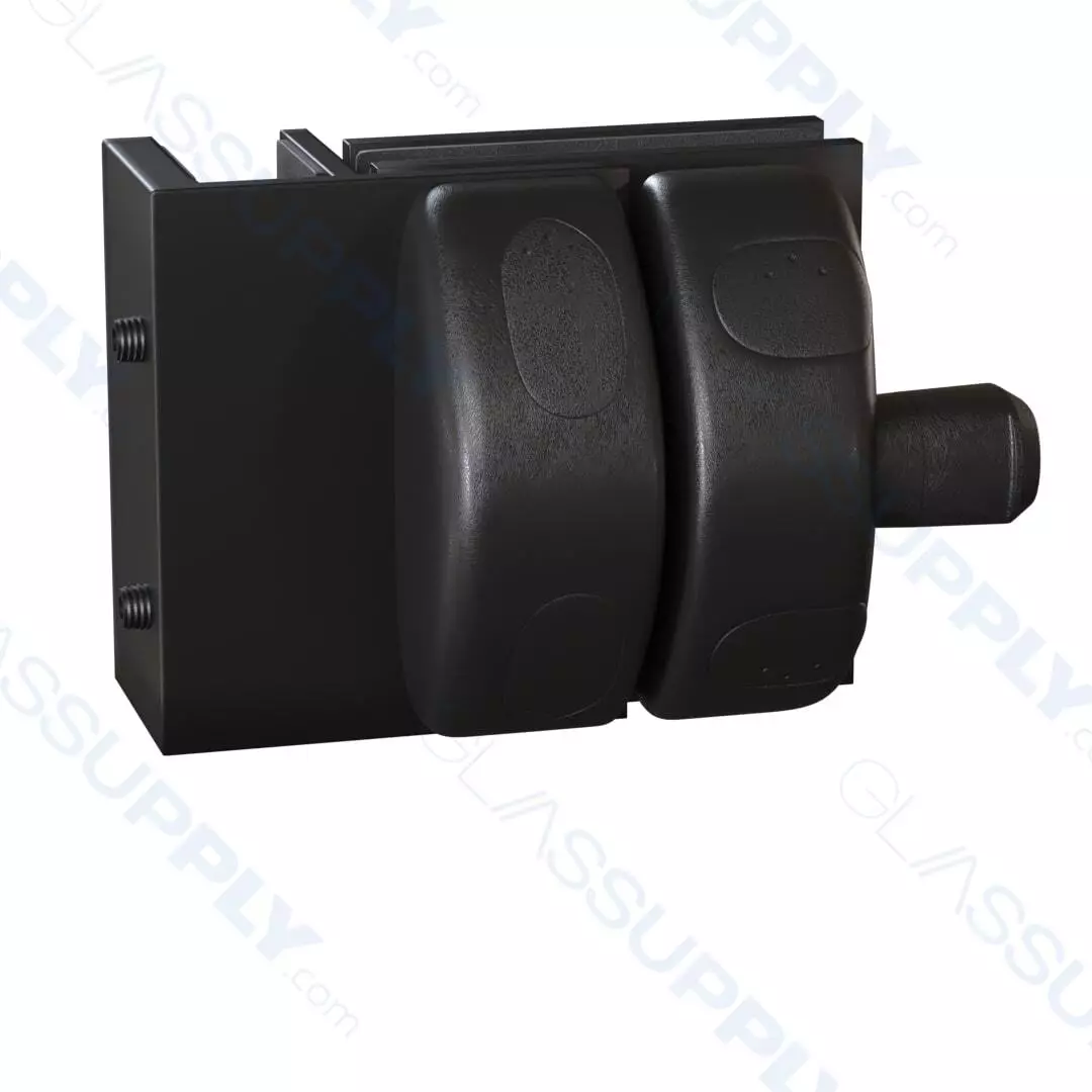 90°Glass to Glass Latch Inside Opening for Frameless Glass Railing