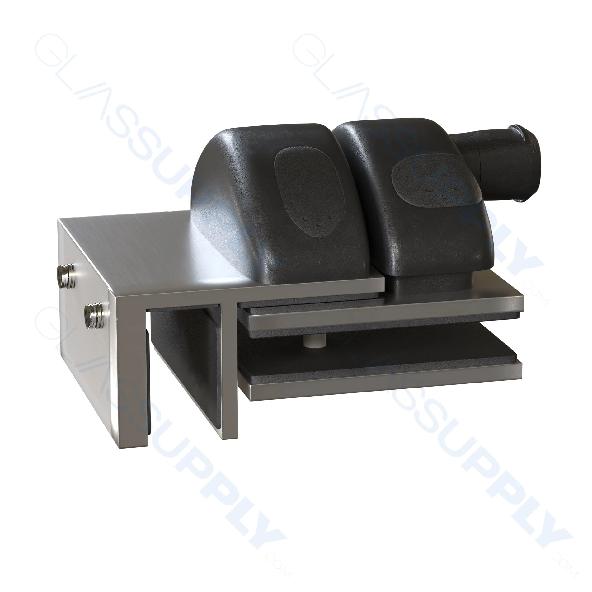 90°Glass to Glass Latch Inside Opening for Frameless Glass Railing