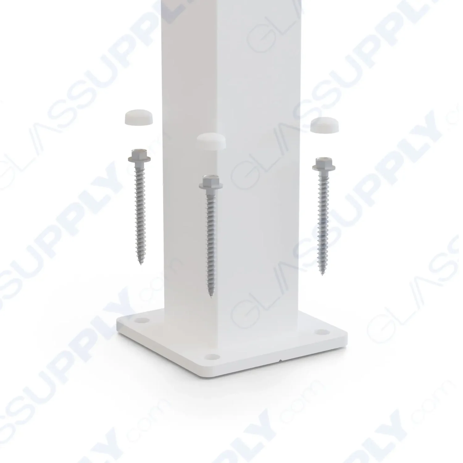 2 1/4" Square Post Kit for Aluminum Framed Railing System