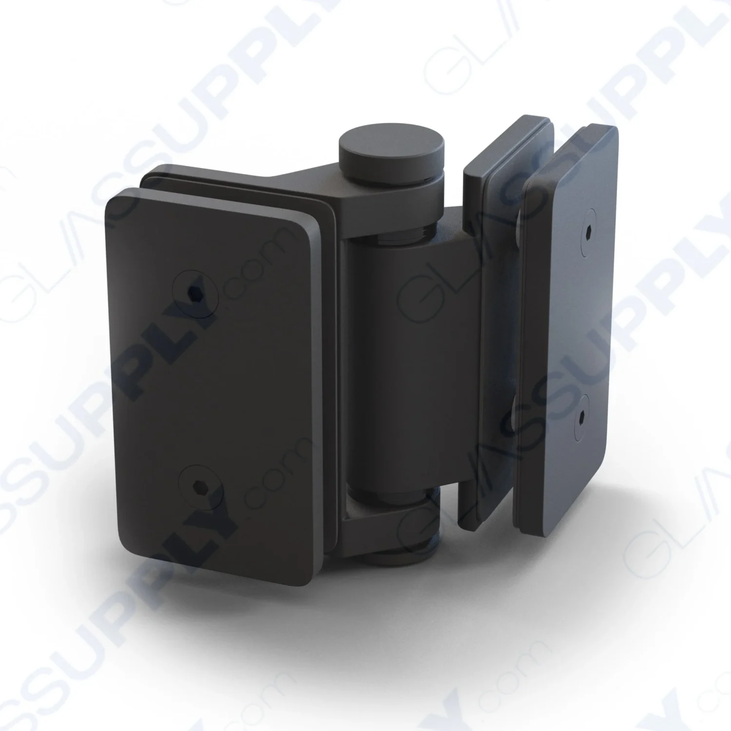 90-Degree Glass-to-Glass Door Hinge for Frameless Glass Railing