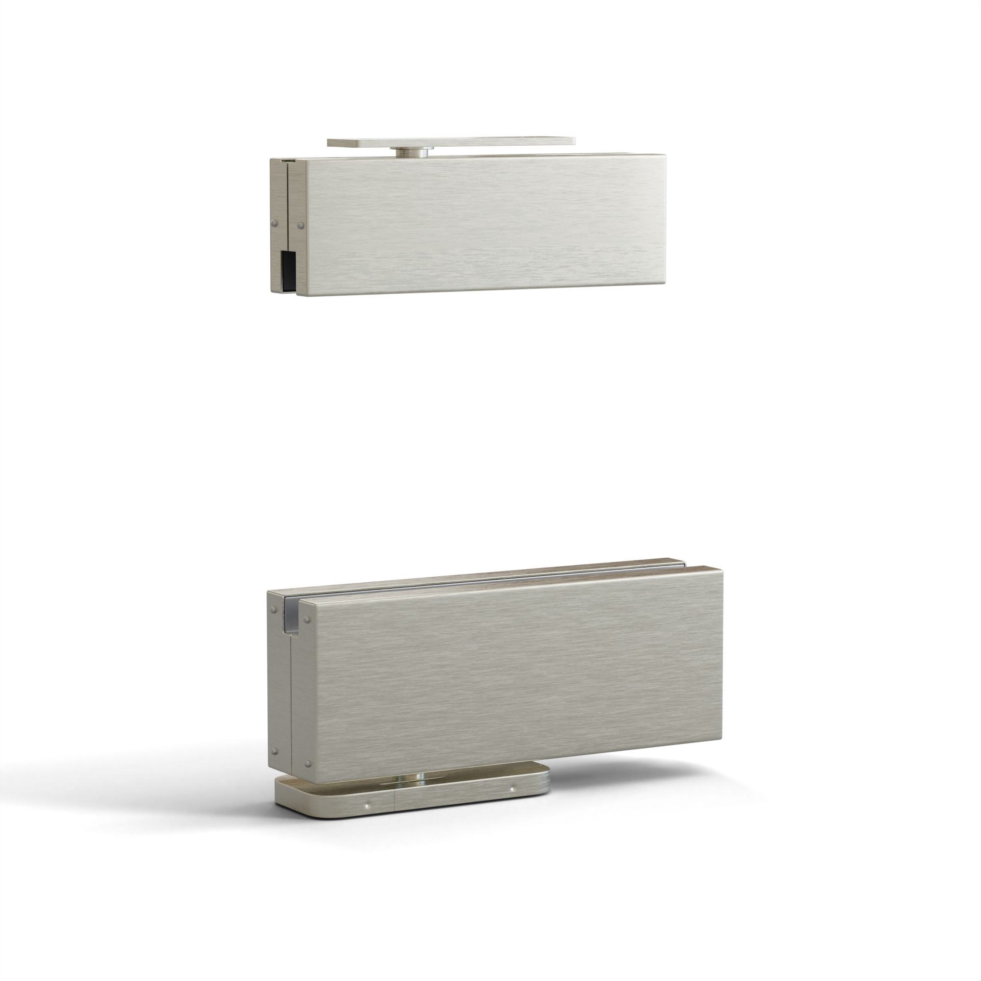 Top Bottom Pivot Hydraulic Hinges Kit with Hold Open