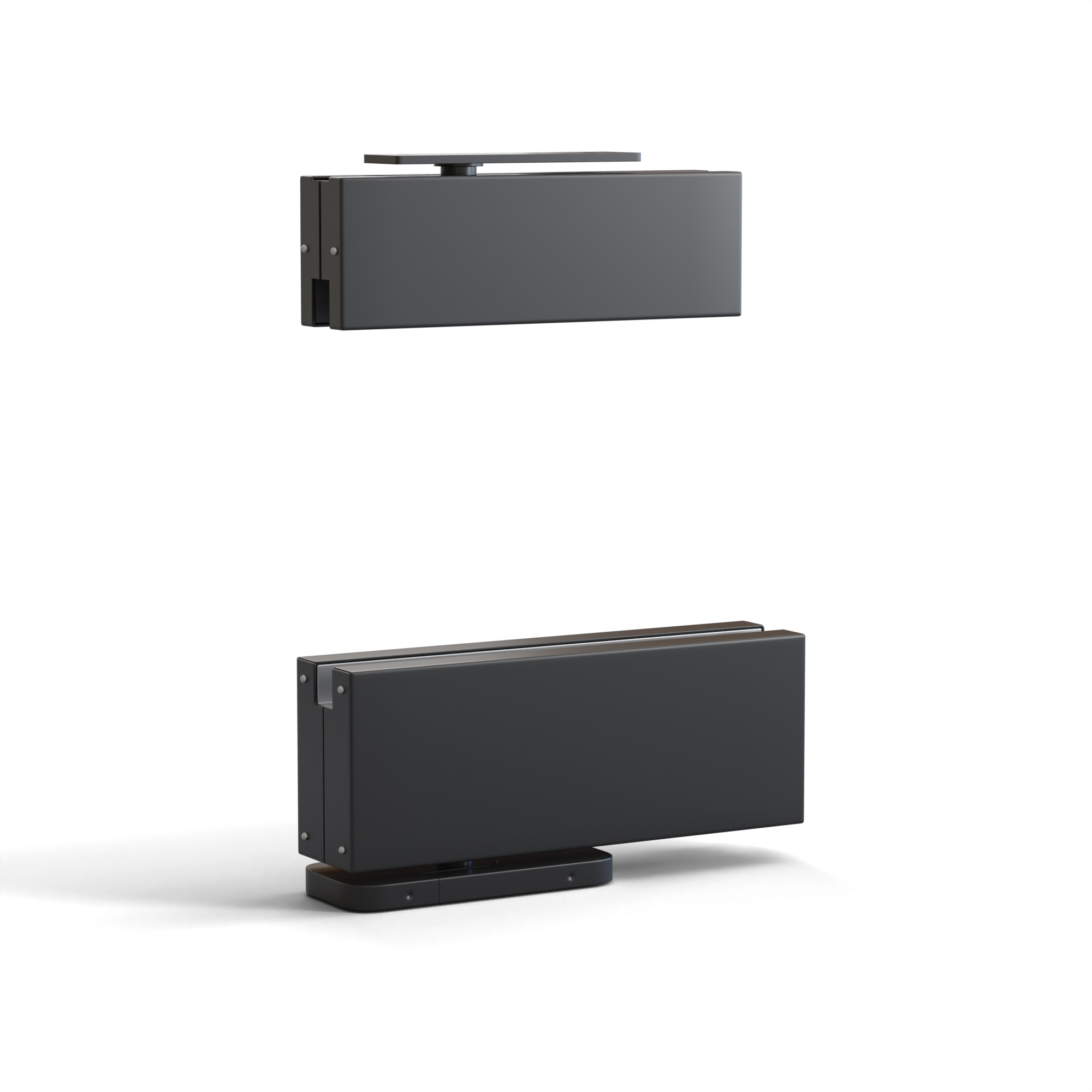 Top Bottom Pivot Hydraulic Hinges Kit with Hold Open